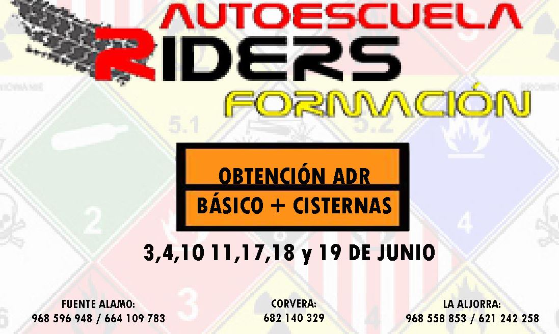 CURSO OBTENCIÓN ADR BASICO+CISTERNAS