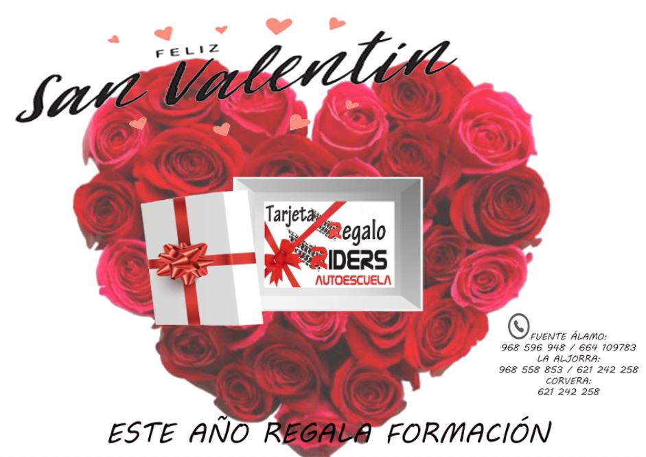 EN SAN VALENTIN REGALA FORMACIÓN